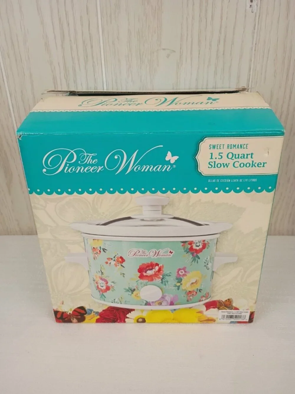 Pioneer Woman Sweet Romance 1.5-Qt Small Slow Cooker Crock Pot Floral NIB